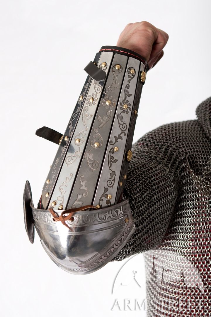 2 Stück Mittelalter Armschutz Aus PU Leder – Für Cosplay, Bogenschießen & Gothic-Outfits – Verstellbar