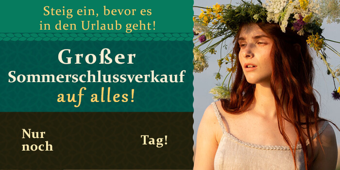 Steig ein, bevor es in den Urlaub geht! Großer Sommerschlussverkauf auf alles! Nur noch 10 Tage!