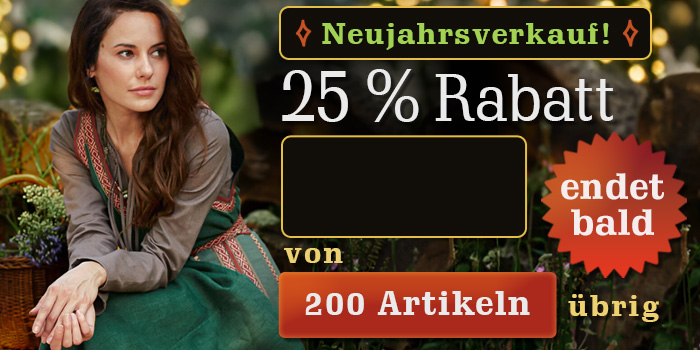 Neujahrsverkauf! 25 % Rabatt. Endet bald