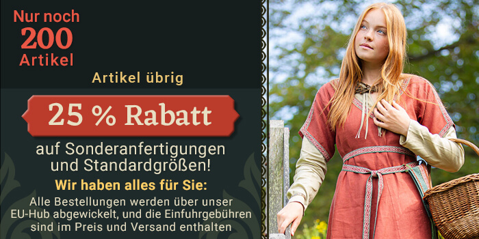 Nur noch 200 Artikel. 25 % Rabatt auf Sonderanfertigungen und Standardgrößen! Wir haben alles für Sie: Alle Bestellungen werden über unser EU-Hub abgewickelt, und die Einfuhrgebühren sind im Preis und Versand enthalten