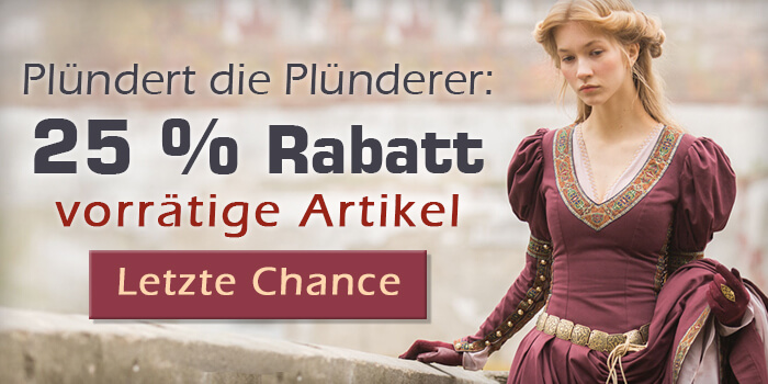 25% Rabatt auf Lagerartikel!