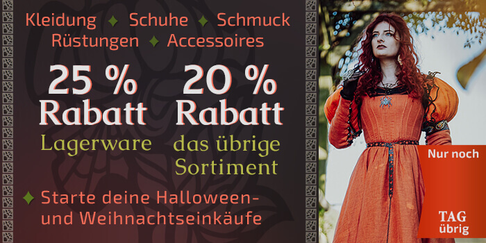 Starte deine Halloween- und Weihnachtseinkäufe. Nur noch 7 Tage übrig