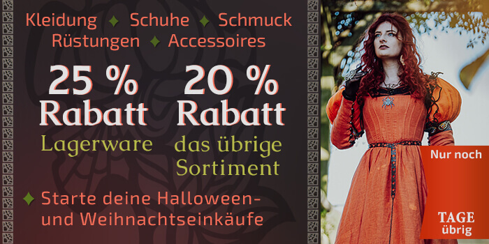 Starte deine Halloween- und Weihnachtseinkäufe. Nur noch 7 Tage übrig
