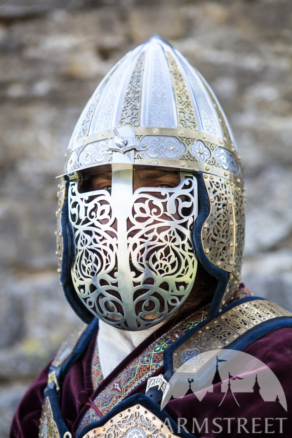 Mittelalter Helm „König des Ostens”