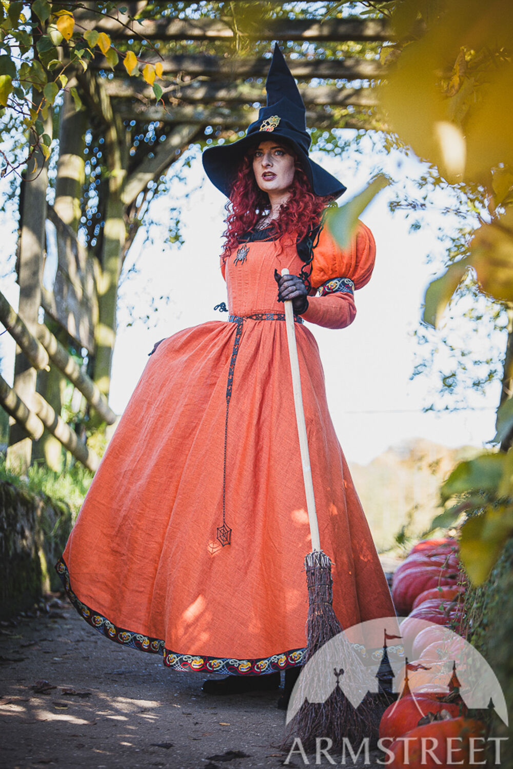 Orange witches outfit armstreet-halloween-shenanigans.jpg