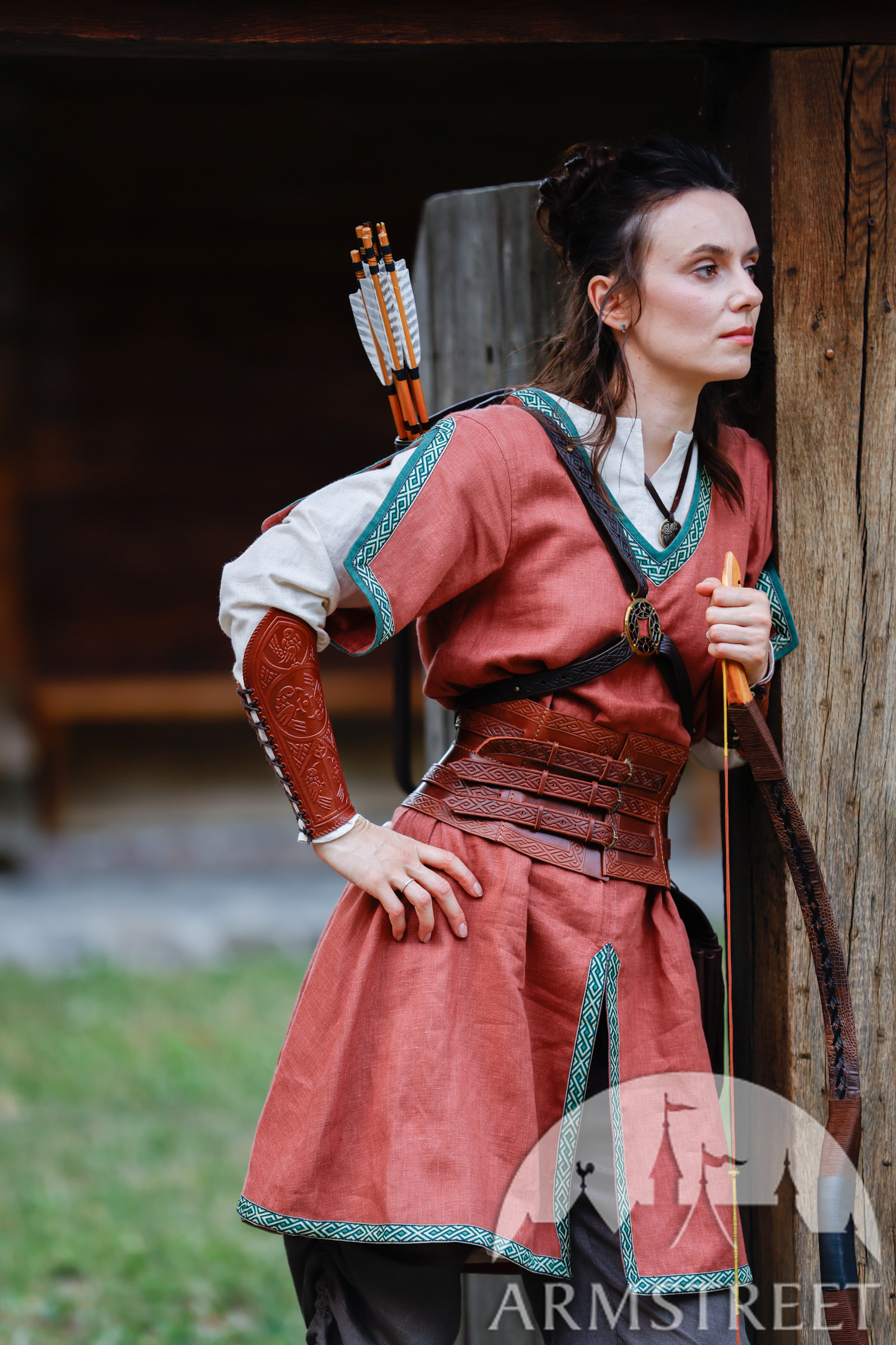 Unisex Mittelalter Kostüm "Jägerin" "Huntress" capsule set